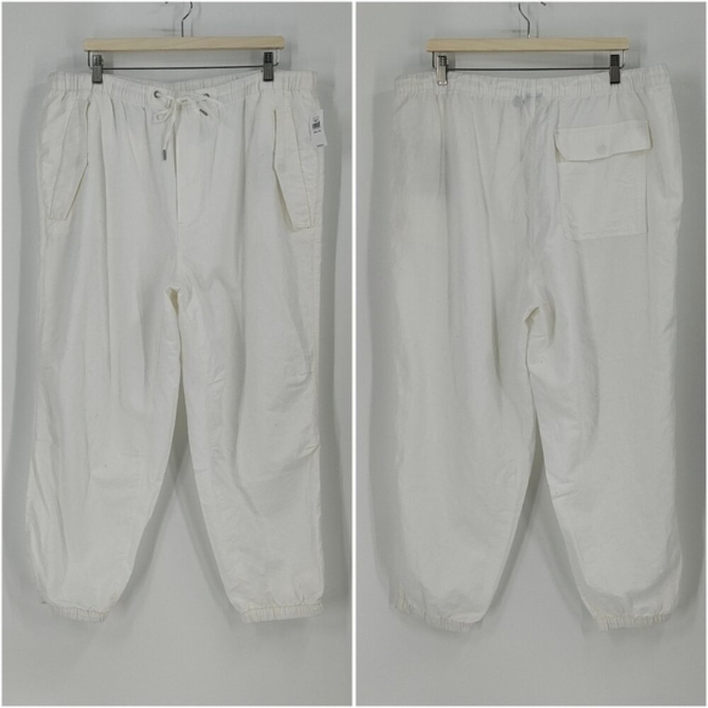 Gap Linen Blend Utility Pants